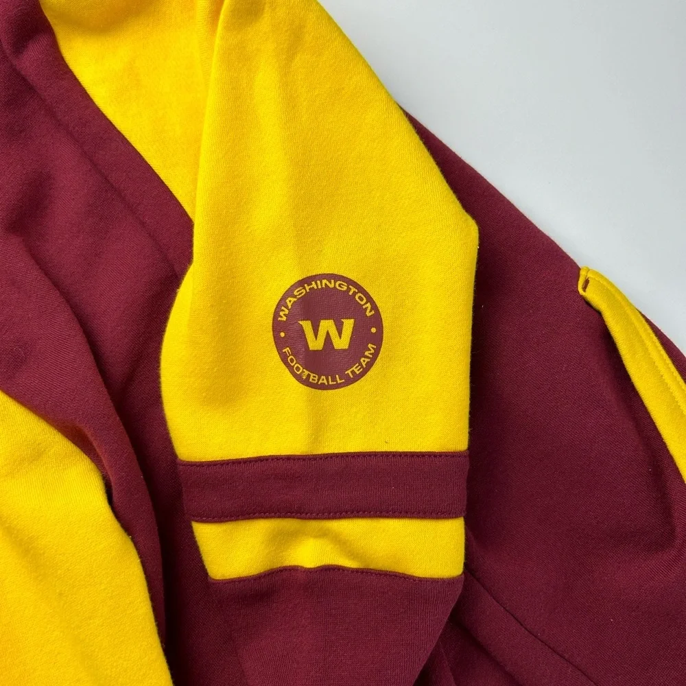 Washington Commanders Youth XL‎ Jacket Sweater Burgundy Gold NWT NFL Apparel
